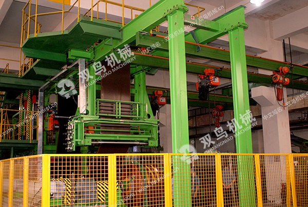 橡膠行業使用雙鳥牌SHH型環鏈電動葫蘆